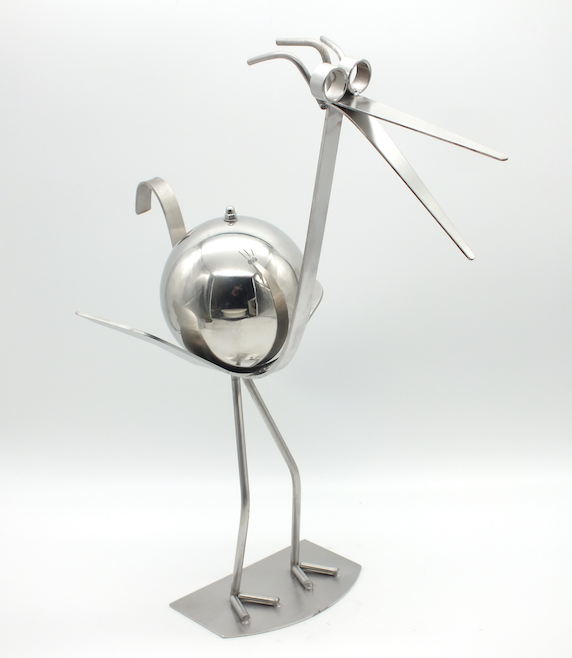 Edelstahl Vögel für innen und Außenberreich